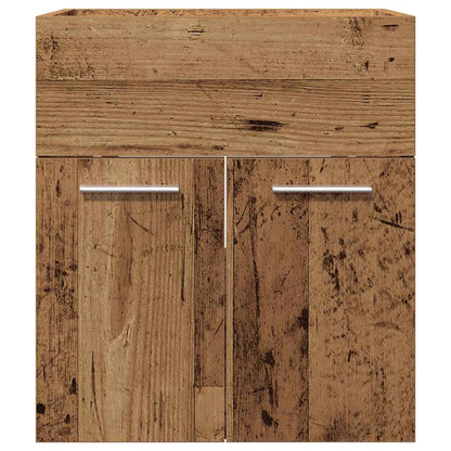 Mobile da Bagno Legno Antico 41x38,5x46 cm in Truciolato