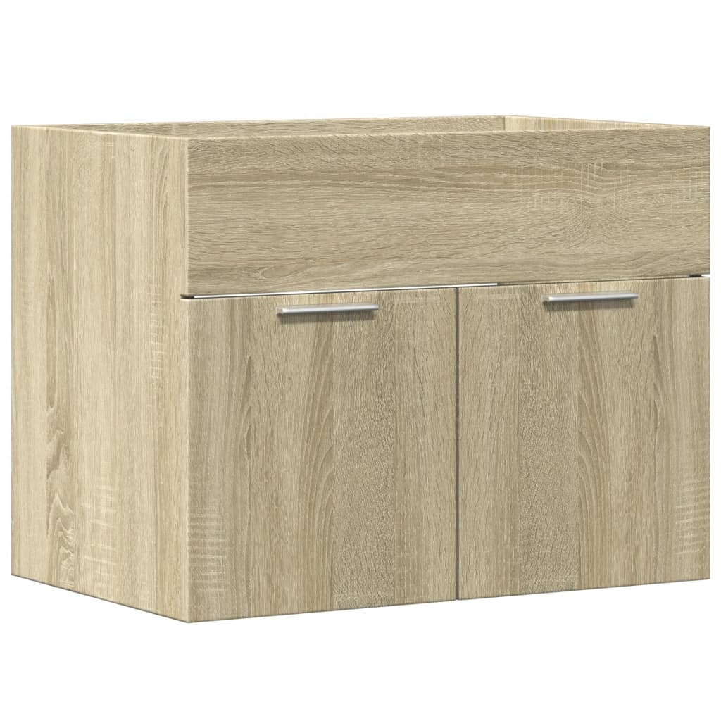 Mobile Sottolavabo Rovere Sonoma 60x38,5x46cm Legno Multistrato