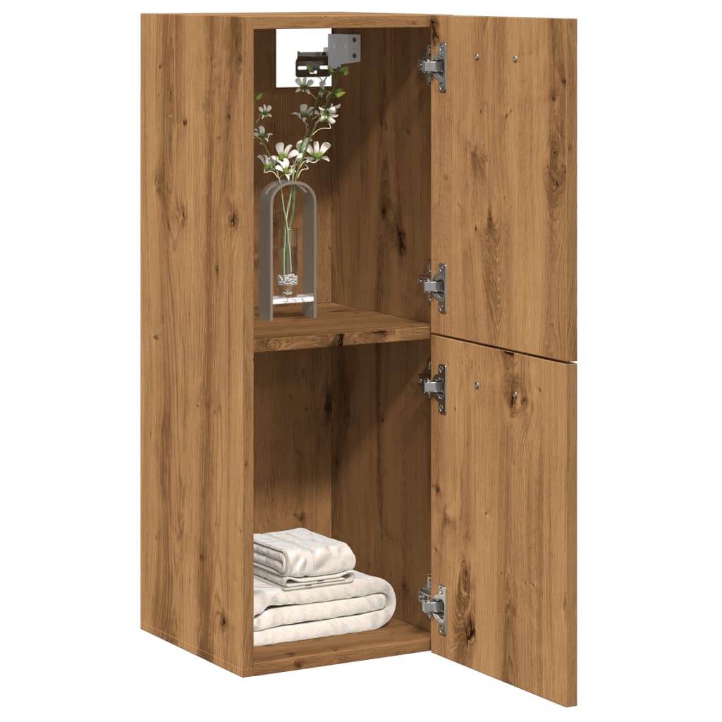 Mobile Pensile Bagno Rovere Artigianale 30x30x80cm Truciolato