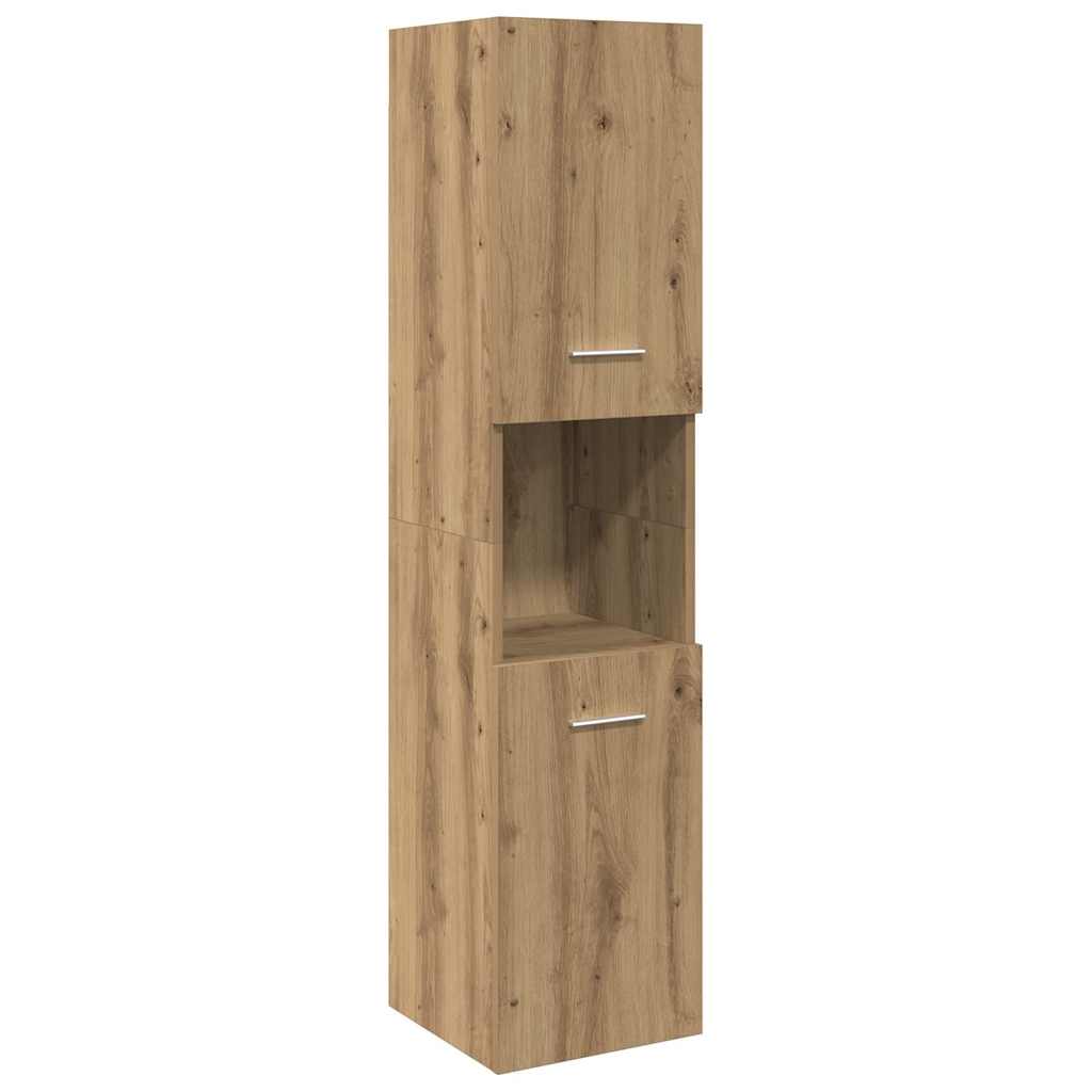 Mobile Pensile Bagno Rovere Artigianale 30x30x130cm Truciolato