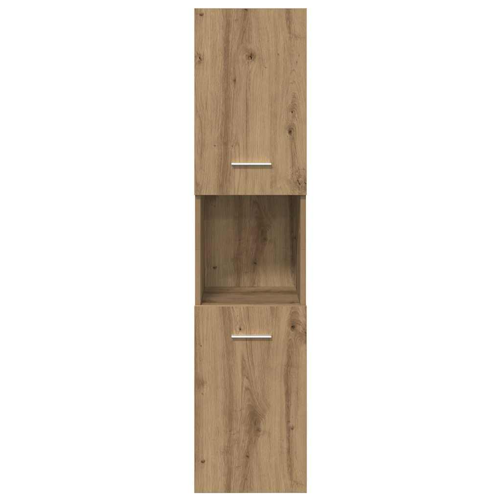 Mobile Pensile Bagno Rovere Artigianale 30x30x130cm Truciolato