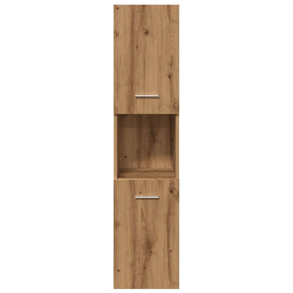 Mobile Pensile Bagno Rovere Artigianale 30x30x130cm Truciolato