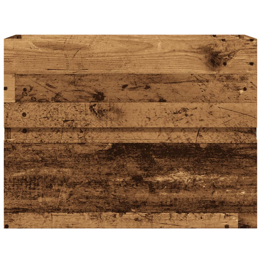 Mobile da Bagno Legno Antico 60x38,5x45 cm in Truciolato
