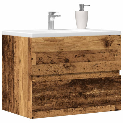 Mobile da Bagno Legno Antico 60x38,5x45 cm in Truciolato