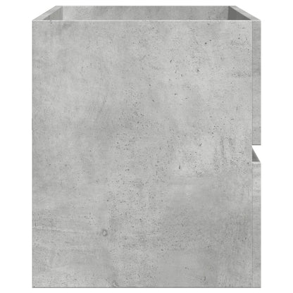 Mobile Lavabo Grigio Cemento 100x38,5x45cm in Legno Multistrato