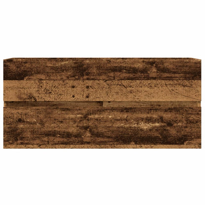 Mobile Lavabo Legno Antico 100x38,5x45 cm in Legno Multistrato