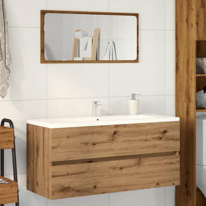 Mobile Lavabo Rovere Artigianale 100x38,5x45 cm Multistrato