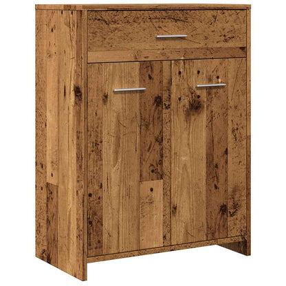 Mobile da Bagno Legno Antico 60x33x80 cm in Legno tecnico