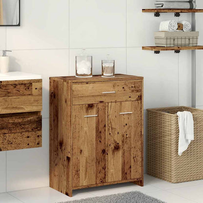 Mobile da Bagno Legno Antico 60x33x80 cm in Legno tecnico