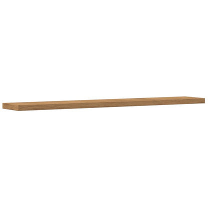 Mensole Parete 4pz Rovere Artigianale 60x20x1,5cm in Truciolato