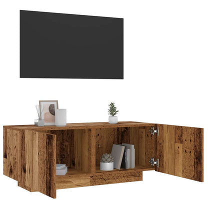 Mobile Porta TV Legno Vecchio 100x35x40 cm in Legno Multistrato