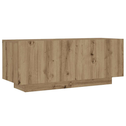 Mobile Porta TV Rovere Artigianale 100x35x40 cm in Truciolato