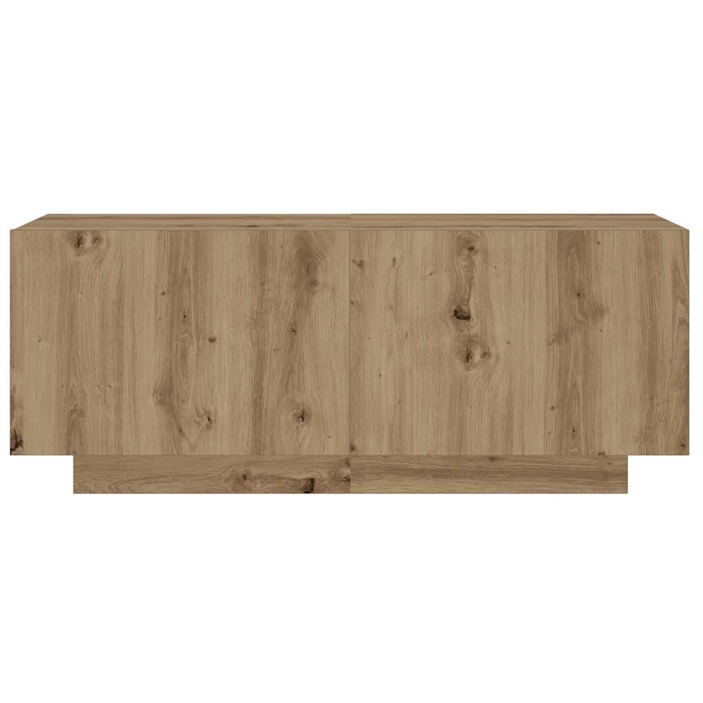 Mobile Porta TV Rovere Artigianale 100x35x40 cm in Truciolato