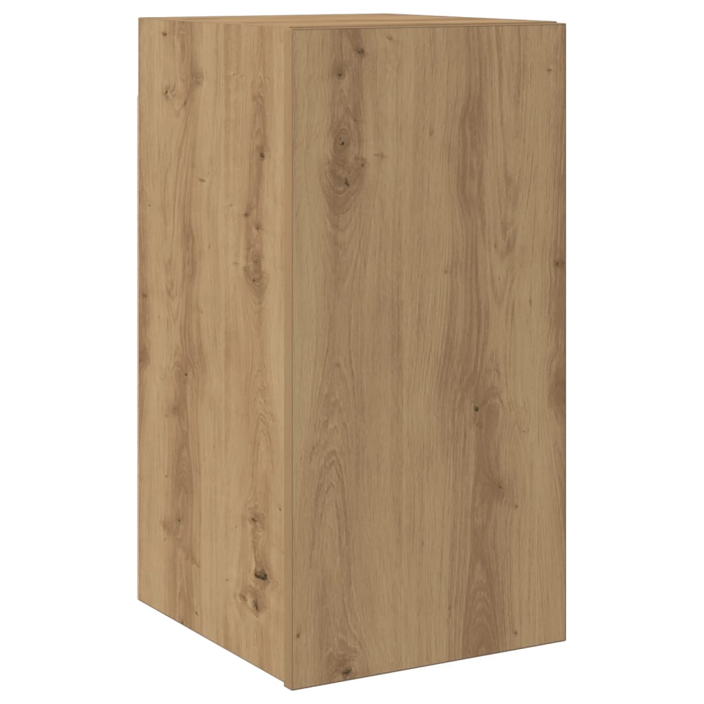 Mobile TV Rovere Artigianale 30,5x30x60 cm in Legno Multistrato