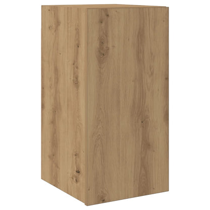 Mobile TV Rovere Artigianale 30,5x30x60 cm in Legno Multistrato
