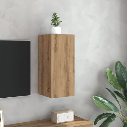 Mobile TV Rovere Artigianale 30,5x30x60 cm in Legno Multistrato