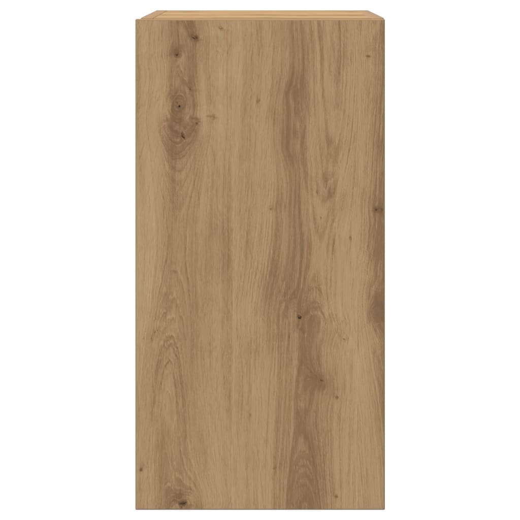 Mobile TV Rovere Artigianale 30,5x30x60 cm in Legno Multistrato