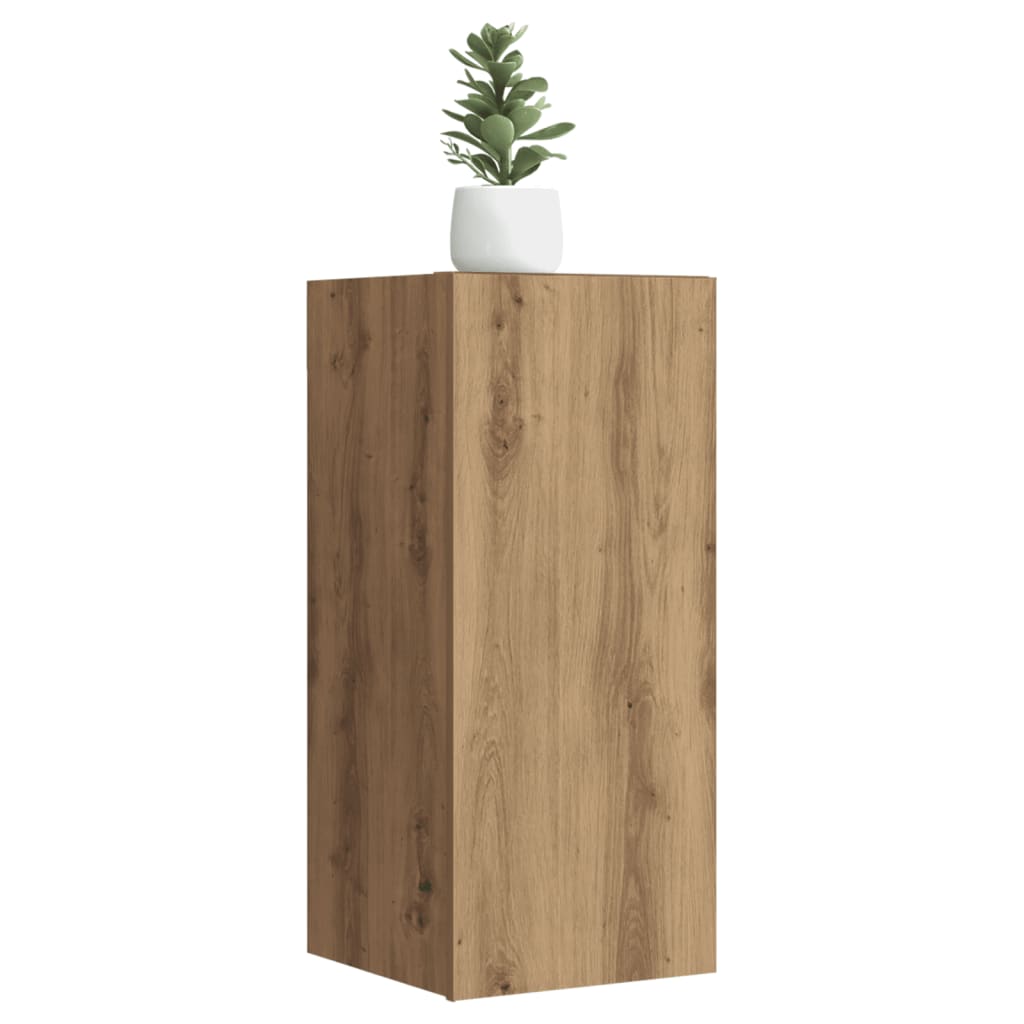 Mobile TV Rovere Artigianale 30,5x30x60 cm in Legno Multistrato