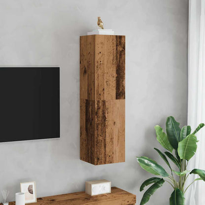 Mobile Porta TV Legno Antico 30,5x30x110 cm Legno Multistrato