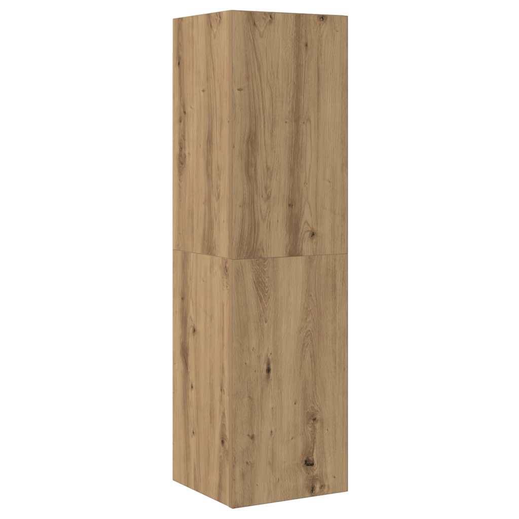 Mobile TV Rovere Artigianale 30,5x30x110cm in Legno Multistrato