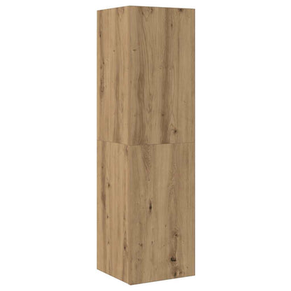 Mobile TV Rovere Artigianale 30,5x30x110cm in Legno Multistrato