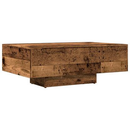 Tavolino da Salotto Legno Antico 85x55x31 cm Legno Multistrato