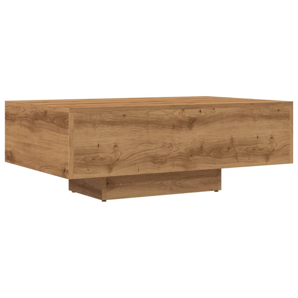 Tavolino Salotto Rovere Artigianale 85x55x31 cm in Truciolato