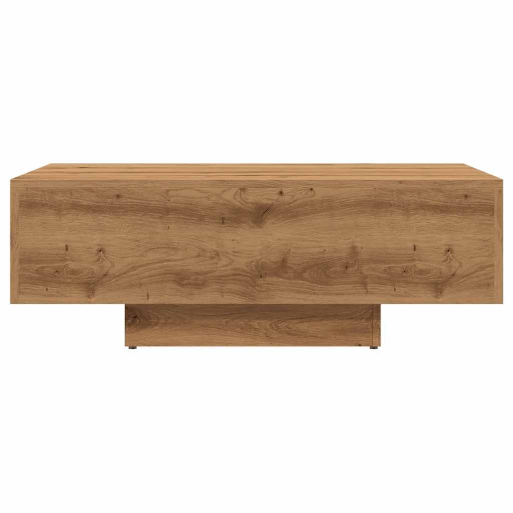 Tavolino Salotto Rovere Artigianale 85x55x31 cm in Truciolato