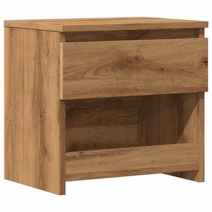Comodino Rovere Artigianale 40x30x39 cm in Legno Multistrato