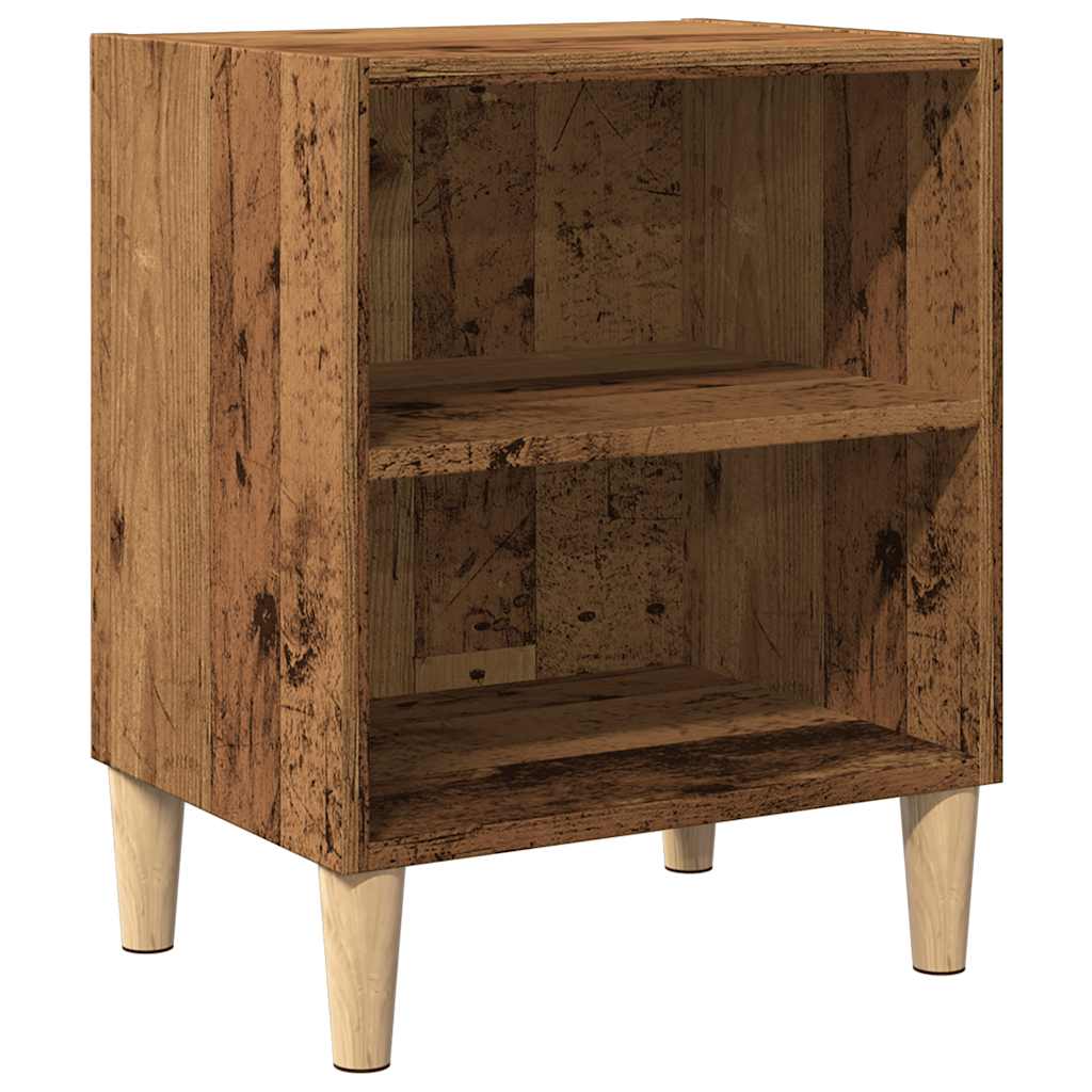 Comodino Legno Vecchio 40x30x50 cm in Legno Multistrato