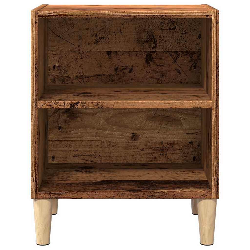 Comodino Legno Vecchio 40x30x50 cm in Legno Multistrato