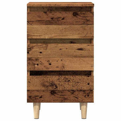 Comodino Legno Vecchio 40x35x69 cm in Legno Multistrato