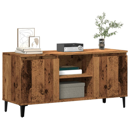 Mobile Porta TV Legno Antico 102x35x50 cm in Legno Multistrato