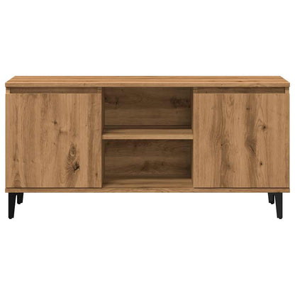 Mobile TV Rovere Artigianale 102x35x50 cm in Legno Multistrato