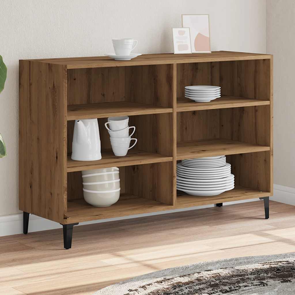 Credenza Rovere Artigianale 103,5x35x70 cm in Truciolato