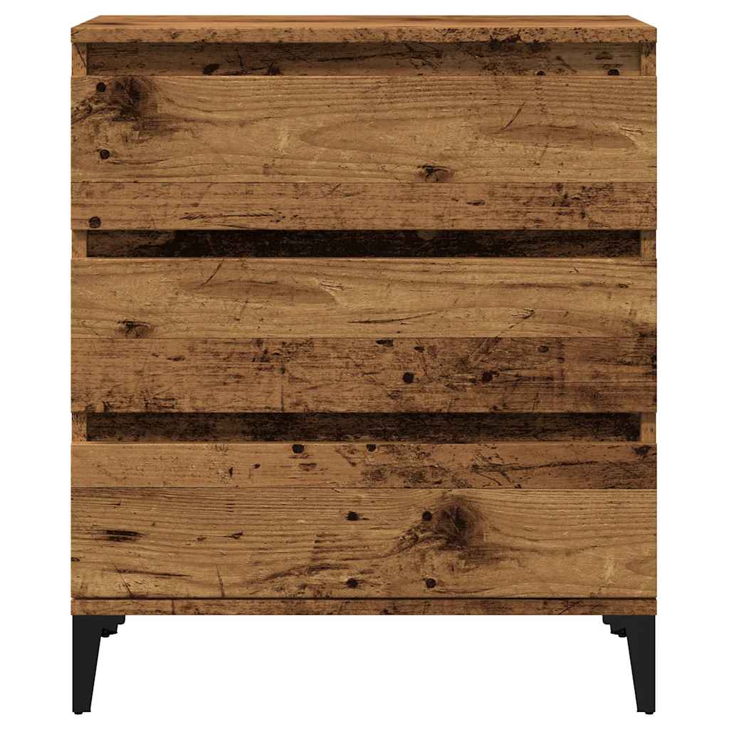 Credenza Legno Vecchio 60x35x70 cm in Legno Multistrato
