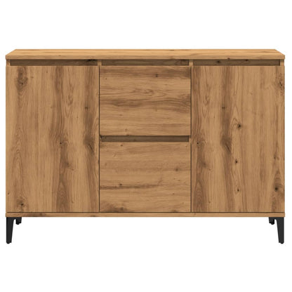 Credenza Rovere Artigianale 102x35x70 cm in Legno Multistrato