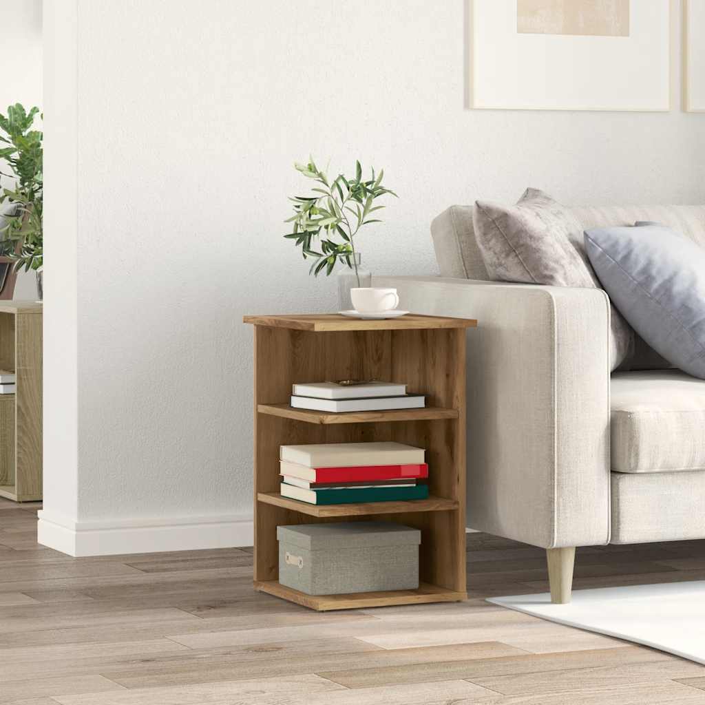 Credenza Rovere Artigianale 35x35x55 cm in Legno Multistrato