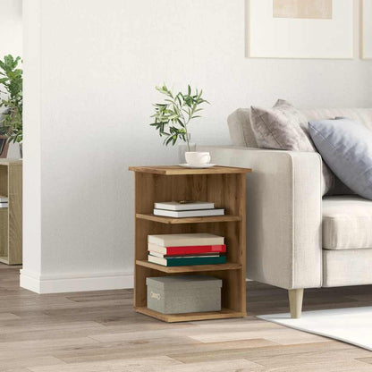 Credenza Rovere Artigianale 35x35x55 cm in Legno Multistrato