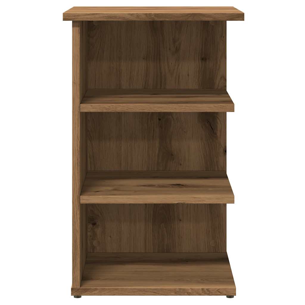 Credenza Rovere Artigianale 35x35x55 cm in Legno Multistrato
