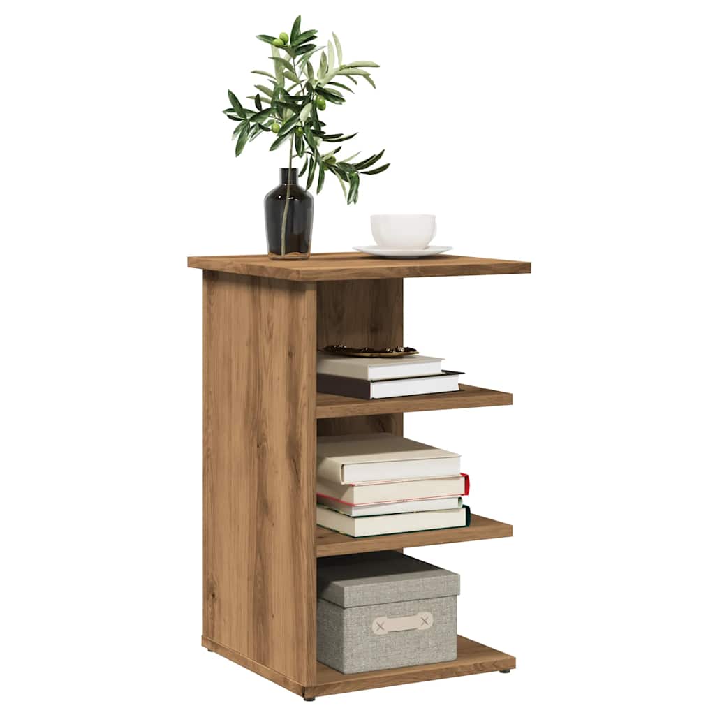 Credenza Rovere Artigianale 35x35x55 cm in Legno Multistrato