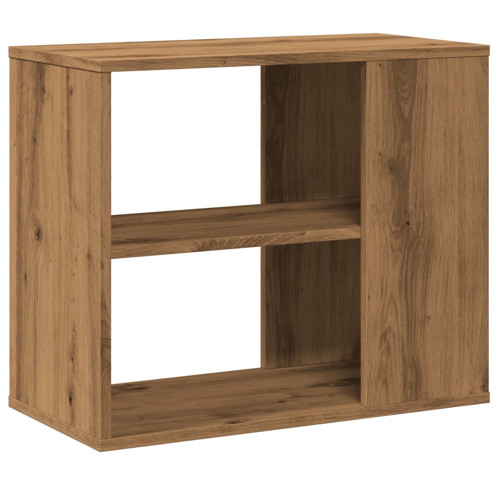 Mobiletto Laterale Rovere Artigianale 60x30x50 cm Multistrato