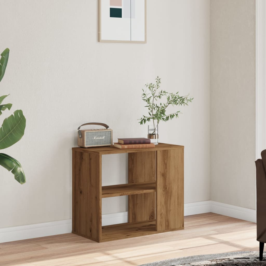 Mobiletto Laterale Rovere Artigianale 60x30x50 cm Multistrato