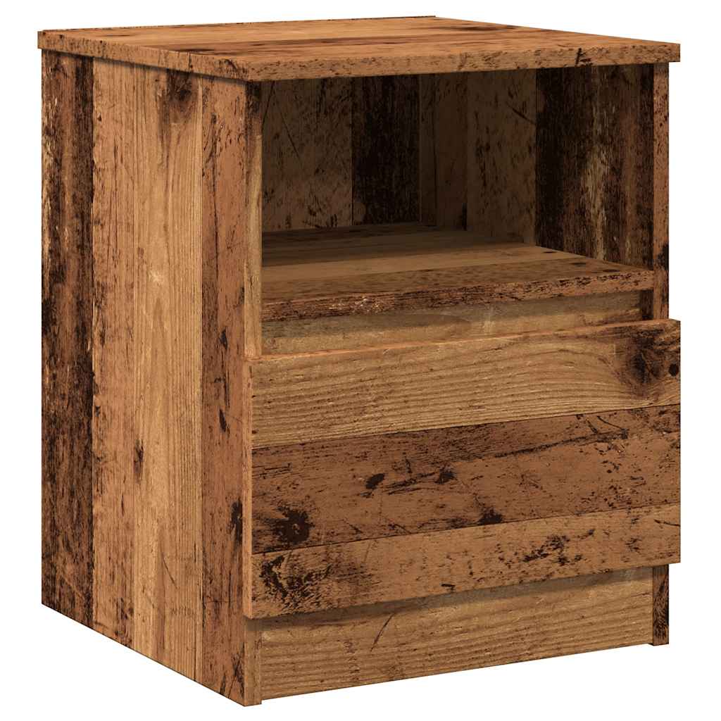 Comodino Legno Antico 40x40x50 cm in Legno Multistrato