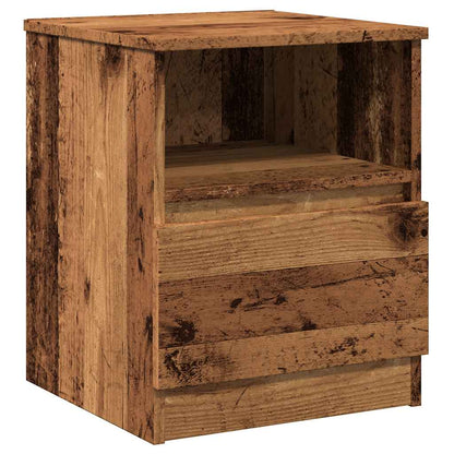 Comodino Legno Antico 40x40x50 cm in Legno Multistrato