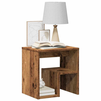 Comodino Legno Vecchio 40x30x40 cm in Truciolato