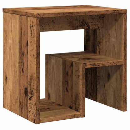 Comodini Legno Antico 2 pz 40x30x40 cm in Legno Multistrato