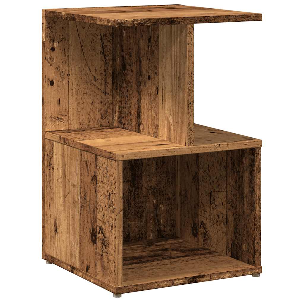 Comodino Legno Vecchio 35x35x55 cm in Legno Multistrato