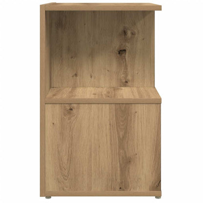 Comodino Rovere Artigianale 35x35x55 cm in Legno Multistrato