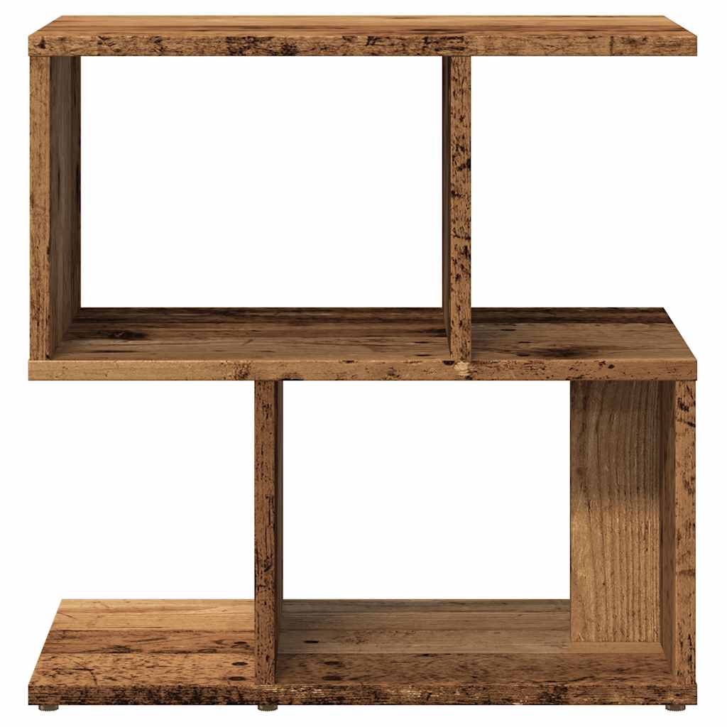Comodini 2 pz in Legno Vecchio 50x30x51,5 cm Legno Multistrato